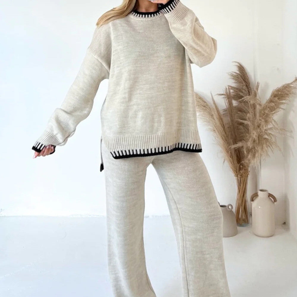 Knitted Lounge Wear Set