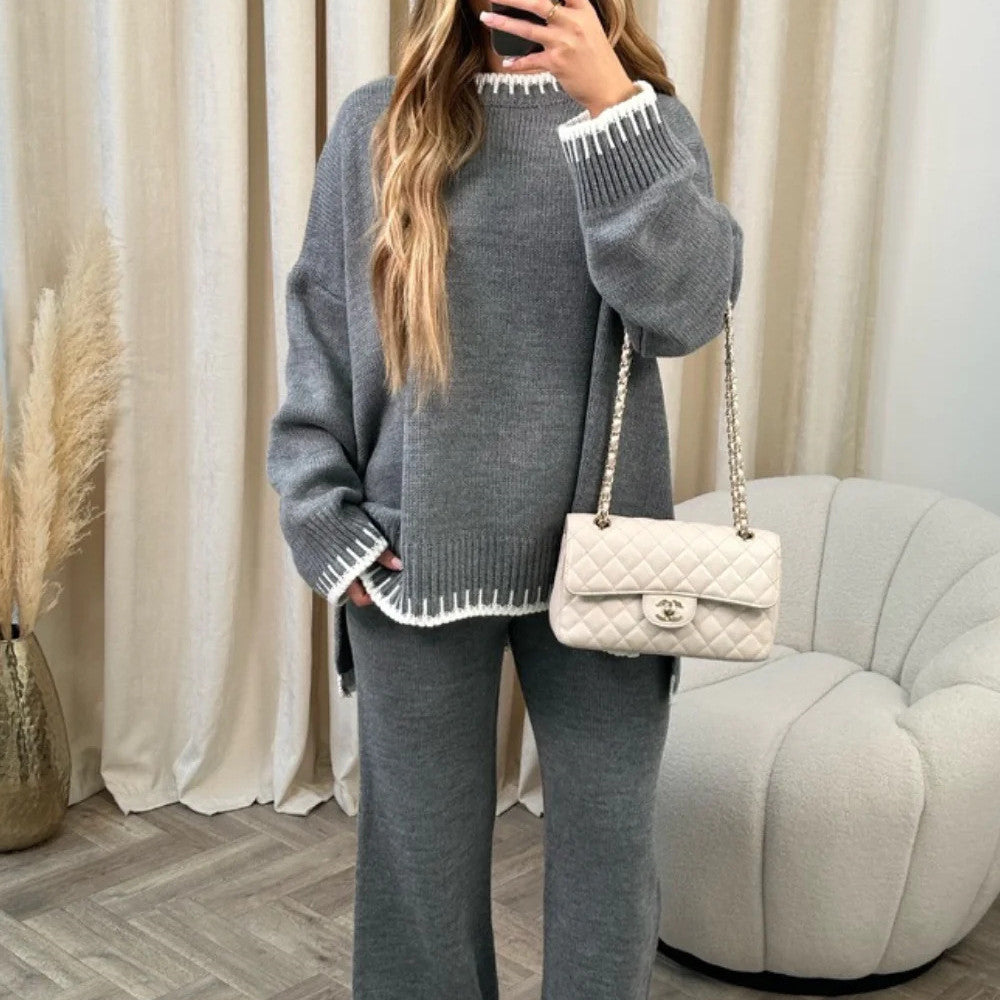 Knitted Lounge Wear Set