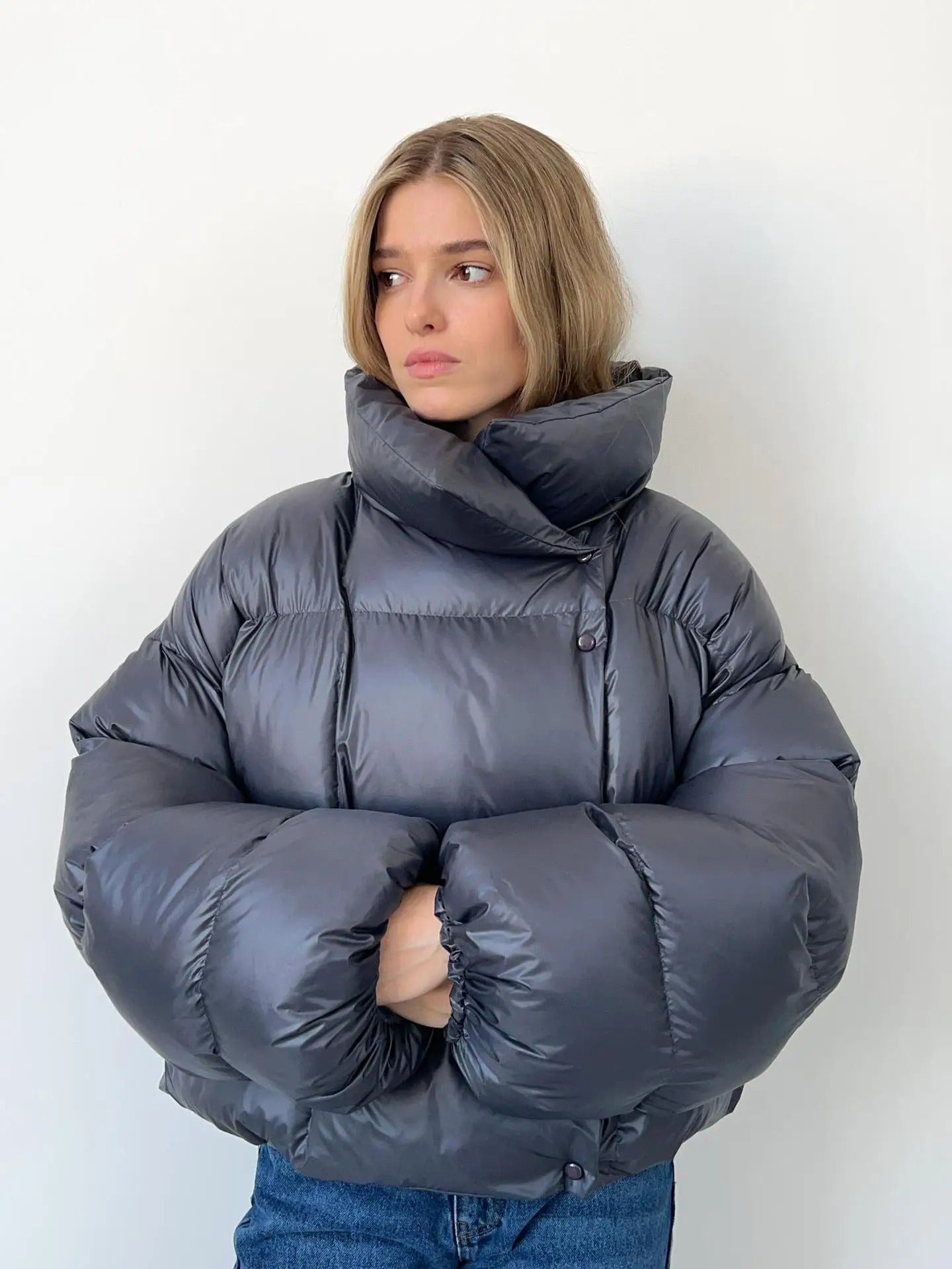 Cropped Puffer Jacket